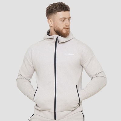 GymBeam mikina se zipem Agile Desert