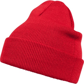 Masterdis Бийни шапка в червен цвят MSTRDS Beanie Basic Flap red UB-10248-00199 - Червен, размер one size