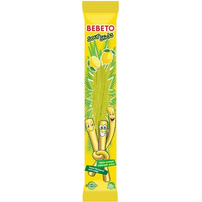 Bebeto kyslé gumové tyčinky citrón 35 g