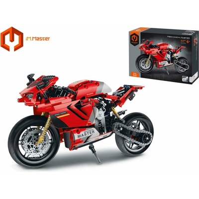 iM.Master Stavebnice motorka červená 32,2x10x16,6 cm