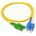 Conneu E2000-APC-SC-UPC дуплексна пач корда, сингълмод OS2, 2 мм. , жълта, Conneu (3.0 м) (CNFJ-E2ASCOS2DYE2mm-3)