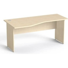 MAYAH zakrivený ľavý s plochými nohami 160x80cm Freedom SV-24 javor