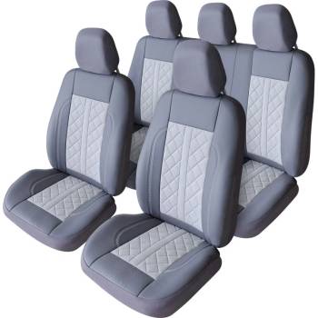 UMBRELLA Калъфи за седалки - Кожа и алкантара gray exclusive (125798)