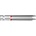 Fortum вкарващ накрайник PH, 2 бр. , стомана S2; PH 3x90mm, в блистери