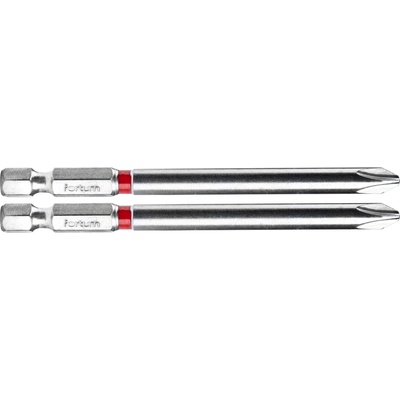 Fortum вкарващ накрайник PH, 2 бр. , стомана S2; PH 3x90mm, в блистери