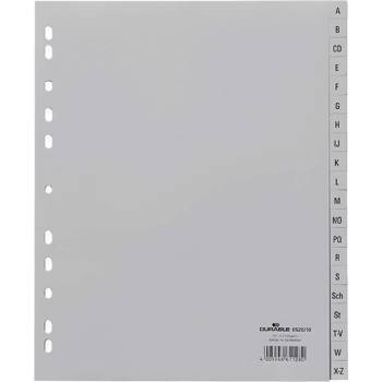 DURABLE Регистър DURABLE пластмаса с печат A/4 maxi A-Z 20 броя сив 652010 (652010)