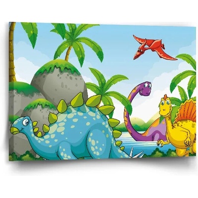 Sablio Obraz Dinosauri 3 - 90x60 cm