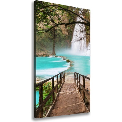 Vertikálny foto obraz na plátne Vodopád Mexiko 50x100 cm
