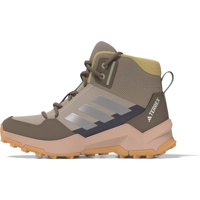 adidas Terrex Детски туристически обувки adidas Terrex Kid's Ax4R Mid Walking boots - Wonder Taupe / Reflective Silver / Ice Tangerine - размер 33, 5 (EU) (702-5200-0220)
