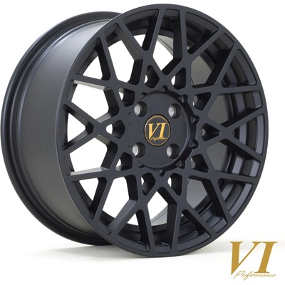 6PERFORMANCE Mesh 8x17 4x108 ET35 Fblack