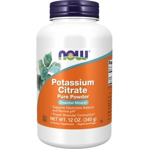 NOW Potassium Citrate Powder [340 грама]