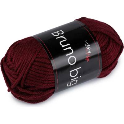 Pletací příze Bruno big 200 g Varianta: 3 (410) bordó sv., Balení: 1 ks 61621/160007/286021