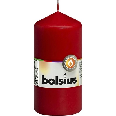 Bolsius Pillar 120/60 mm červená