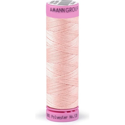 Polyesterové nitě návin 100 m Aspo Amann, střední, 0600 Mauve Chalk