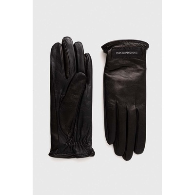 Emporio Armani Кожени ръкавици Emporio Armani в черно (634030.3F200)