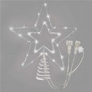 Emos D1ZC01 Standard LED spojov. vianoč. hviezda 28,5 cm vonkaj. aj vnútor. studená biela časovač