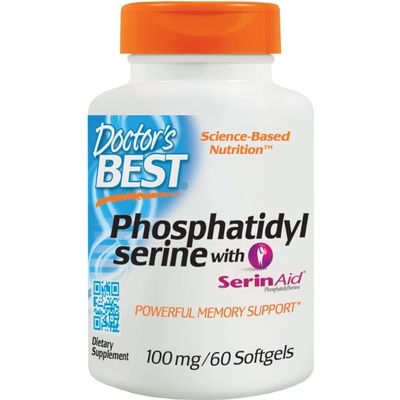 Doctor's Best Phosphatidylserine 100 mg | With SerinAid [60 Гел капсули]
