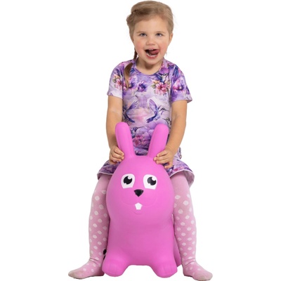 Gerardo’s Toys Skákací zvířátko zajíc Růžová
