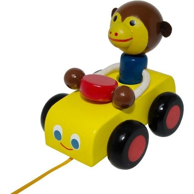 Miva tahací opice auto žluté