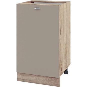 ИРИМ Долен кухненски шкаф Сити АРФ-Капучино мат-11-43 50 см