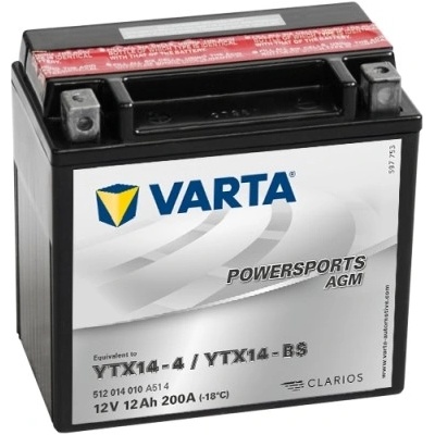 Varta YTX14-BS, 512014 | Zboží Auto