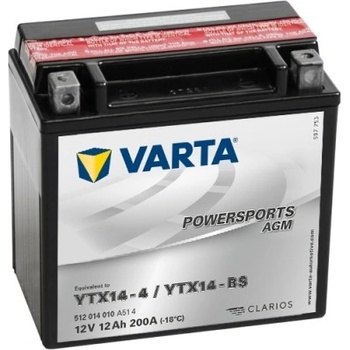 Varta YTX14-BS, 512014