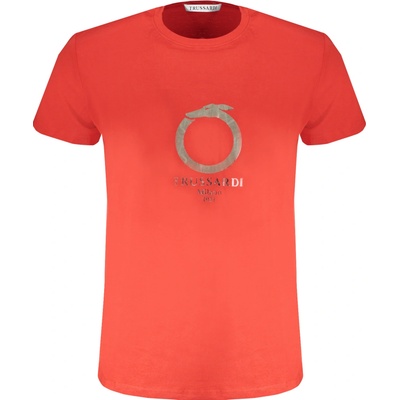 Trussardi Pánské červené triko červená