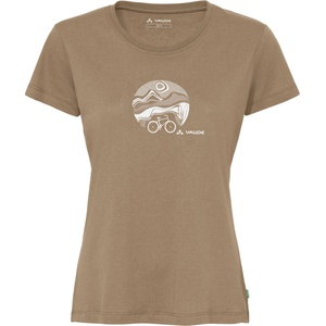 Vaude Дамска фланелка с къс ръкав за колоездене Vaude Women's Cyclist V T-shirt - Oat - размер 36 (EU) (116-5953-2212)