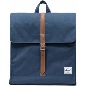 Herschel supply city mid volume 13 navy tan synthetic leather 11 l