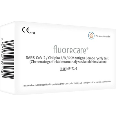 SHENZHEN MICROPROFIT BIOTECH Fluorecare SARS-CoV-2-chřipka A-B-RSV test 1 ks – Zboží Dáma