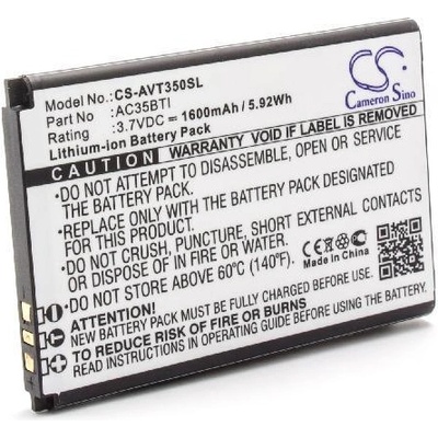 VHBW Батерия за Archos 35b Titanium, 1600 mAh (800116524)