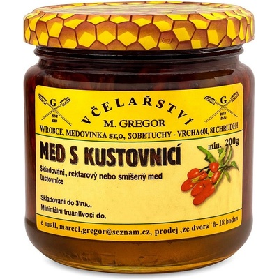Včelařství Gregor Med s kustovnicí goji 220 g