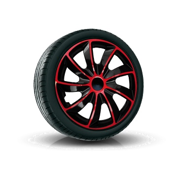 Image 1 of NRM капаци 17", quad bicolor червено 4брой (vtv-pu-22257)