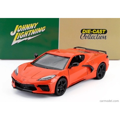 Johnny lightning Chevrolet Corvette 2020 Orange 1:24
