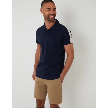 Image 1 of Threadbare Блуза с яка Threadbare Men's Kirkby Short-Sleeve Polo Shirt - Navy