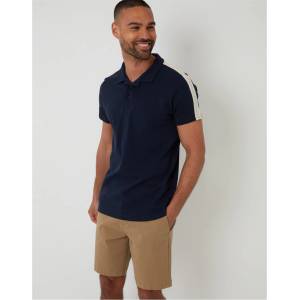 Threadbare Блуза с яка Threadbare Men's Kirkby Short-Sleeve Polo Shirt - Navy
