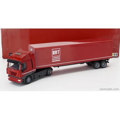 Newray Iveco fiat Stralis 540 Truck Cassonato Brt Bartolini Corriere Espresso 2009 Red 1:43