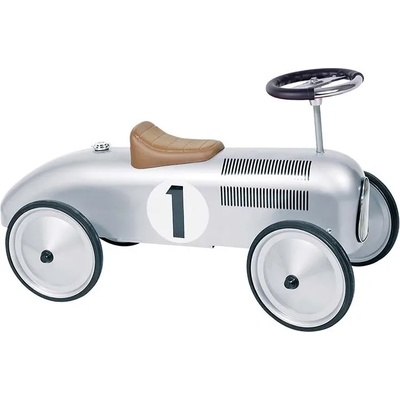 Goki Детска играчка Gollnest & Kiesel - Метална кола, сребърна (14136)