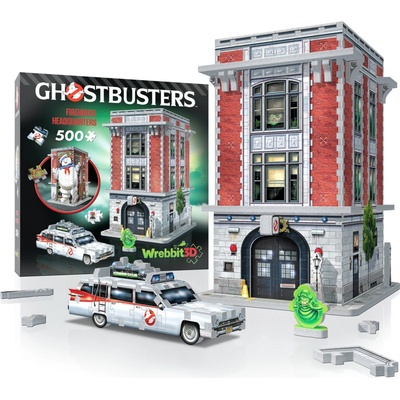 WREBBIT 3D puzzle Ghostbusters: Požiarna zbrojnica krotiteľov duchov 500 ks