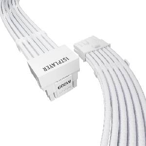 1stPlayer Модулен кабел 1stPlayer Custom Sleeved Modding Cable White - PCIe 5.0 12VHPWR M/M - FM2-B-WH (FM2-B-WH)