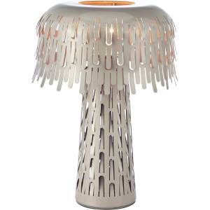 Markslöjd Сиво-бежова настолна лампа с метален абажур (височина 38 cm) Verbera - Markslöjd (109005)
