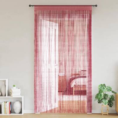 vidaXL Завеси от канап, 2 бр. , розови, 100x250 см (4102041)