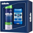 Gillette Clear antiperspirant deodorant gel 70 ml + Sensitive gel na holení 200 ml dárková sada