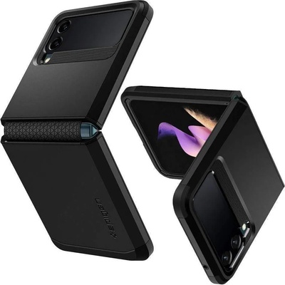 Spigen Tough Armor Case - хибриден кейс с най-висока степен на защита на Samsung Galaxy Z Flip 3 5G (черен)