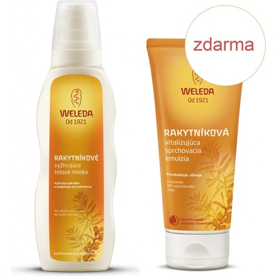Weleda Rakytníkové vyživujúce telové mlieko 200 ml