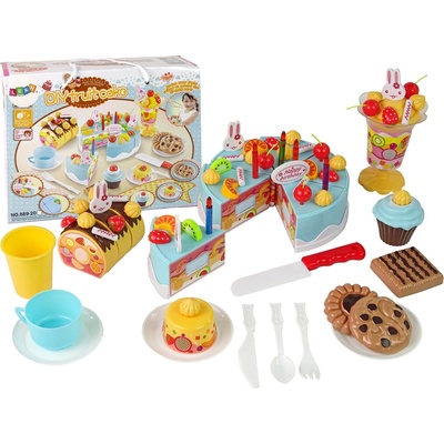 Lean Toys Súprava Torty s príslušenstvom na suchý zips