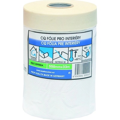 Mako CQ folie s lepící papírovou páskou 2700 mm x 20 m pro interiery