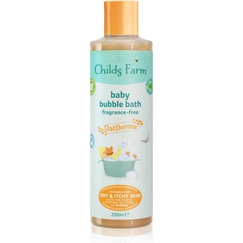 Childs Farm OatDerma Baby Bubble Bath пяна за вана и миещ гел без парфюм за деца 250ml