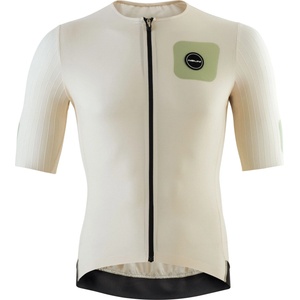 Nalini Мъжка фланелка с къс ръкав за колоездене Nalini Xskin Speed Jersey Cycling jersey - Off White - размер XXL (056-4017-0216)