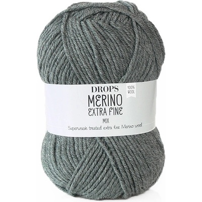 Příze DROPS Merino Extra Fine mix 04 - šedá